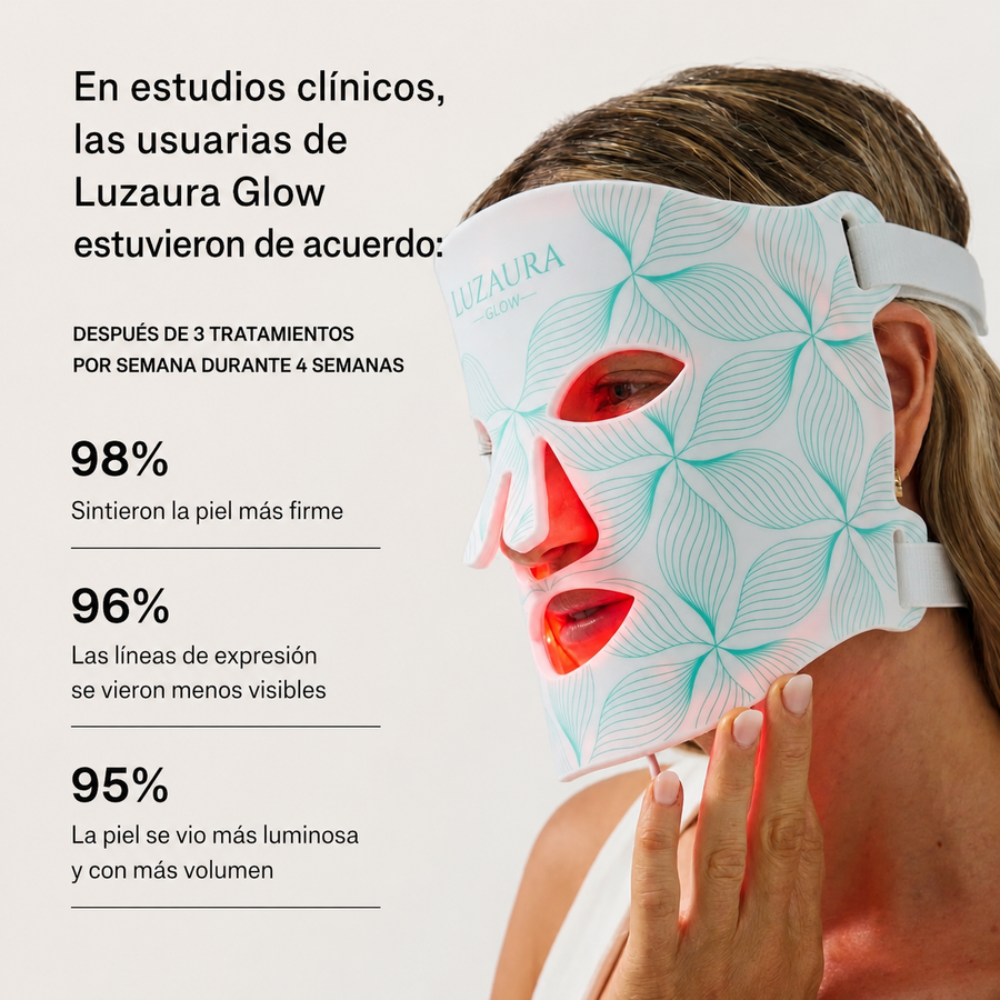 Mascarilla de terapia de luz roja