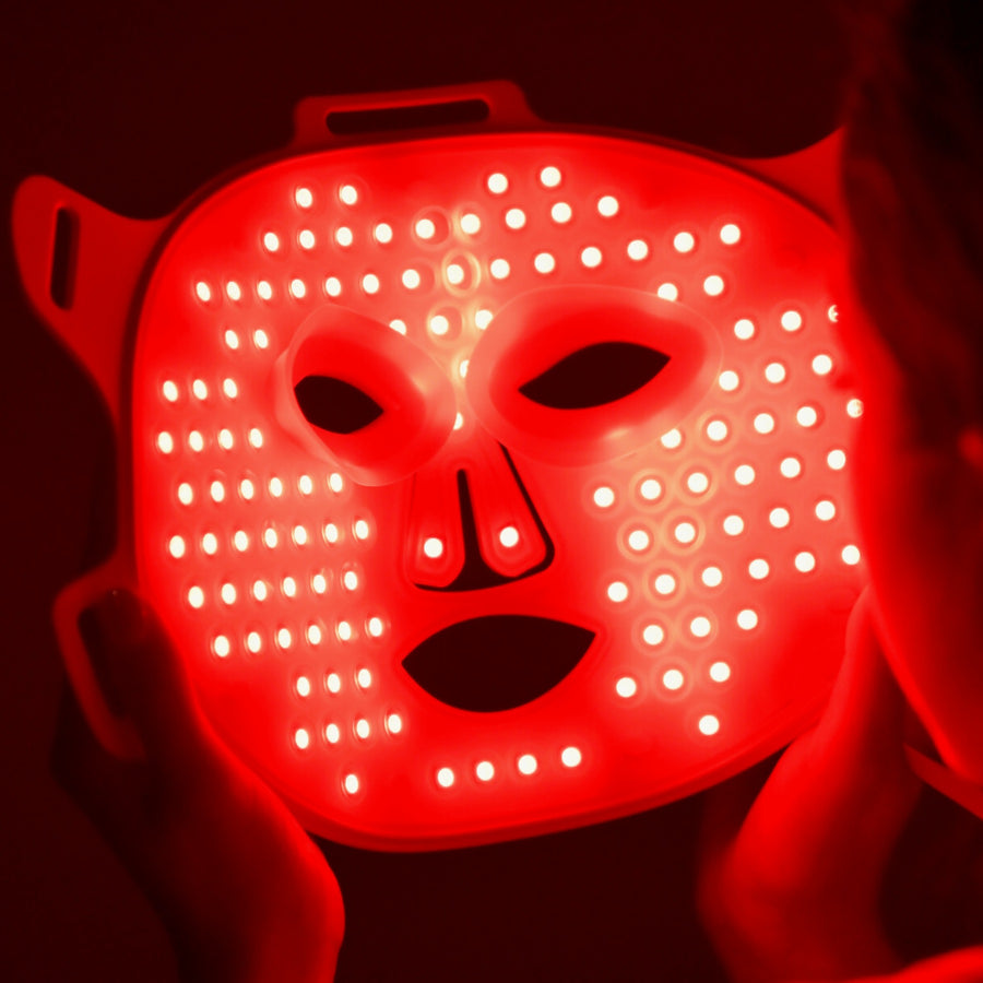 Mascarilla LED de luz roja