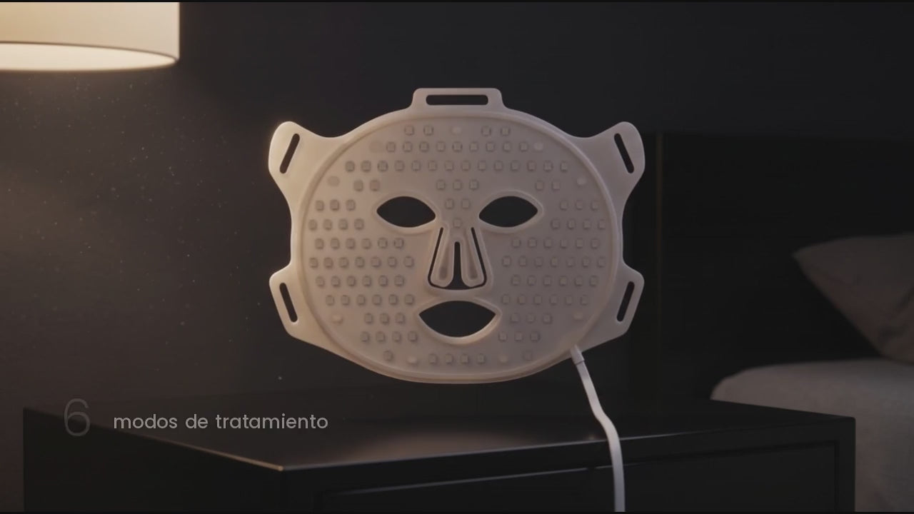 LUZAURA Glow Mask — 6 modos de tratamiento